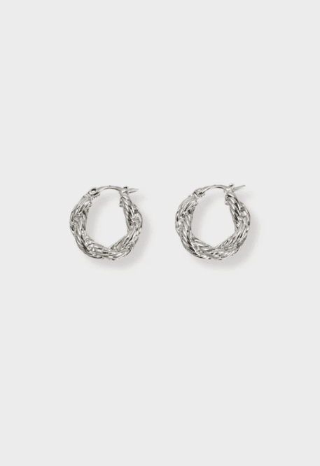 Hovedbilde Twist&Tango Lini Hoops - Silver Plated