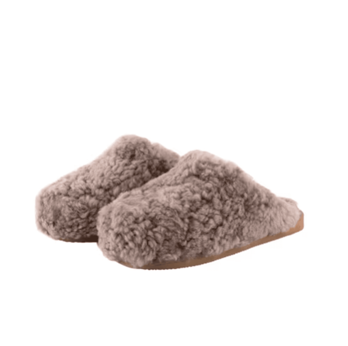 Jenny saueskinnstøfler Stone/ Shepherd