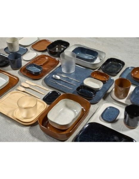 Bilde av Extra Deep Plate N°6 M Ocre/brown/ Serax