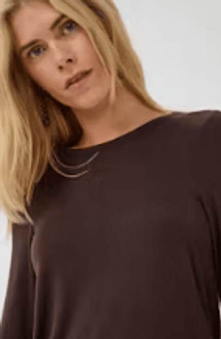 Hovedbilde Culture CUnia Juliet LS T-Shirt - Coffee Bean