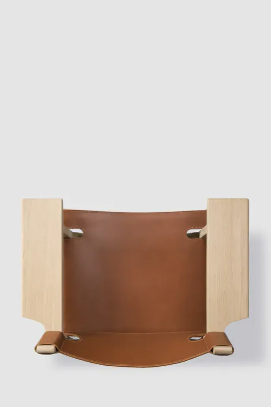 Loungestol - Spanish Chair 2226 Lysoljet Eik/Cognac Lær Frederic