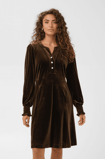 Hovedbilde Culture CUCHANANNA ZOE DRESS - Coffee Bean - ...