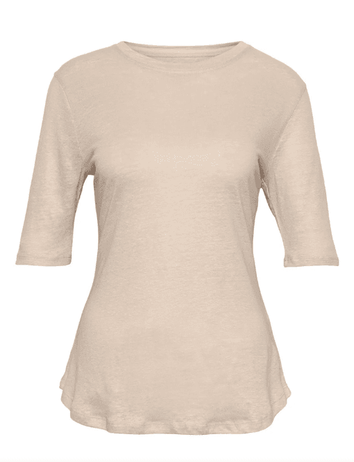 Hovedbilde Karina linen tee Beige/ Ella&il