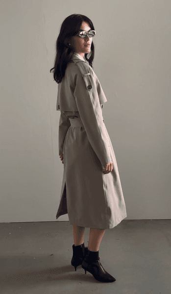 Hovedbilde Rain Trenchcoat Sand/ Notyz