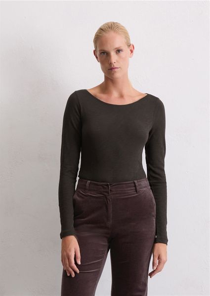 Hovedbilde Longsleeve regular dark coffee/ Marc O'Polo