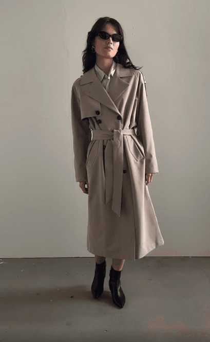 Hovedbilde Rain Trenchcoat Sand/ Notyz