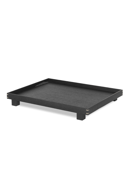 Hovedbilde Bon Wooden Tray Large - Black Painted Oak/ Ferm ...