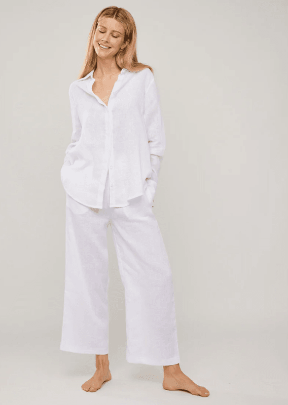 Livia linen shirt White/ Ella&il