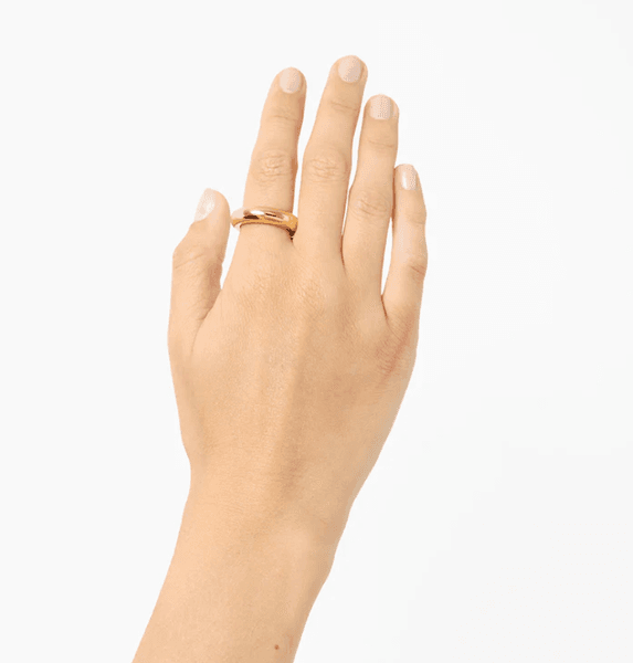 Hovedbilde The Evie Ring Gold/ Liè Studio