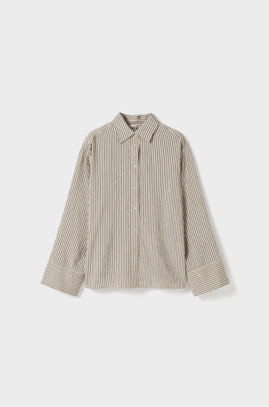 Arwa Shirt Navy Beige Stripe/ Twist&Tango
