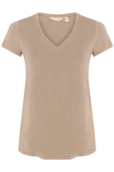 Hovedbilde Culture CUpoppy V-neck T-Shirt - Brown