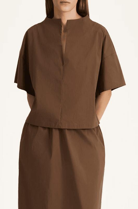Stylein JOELLE BLOUSE - CACAO