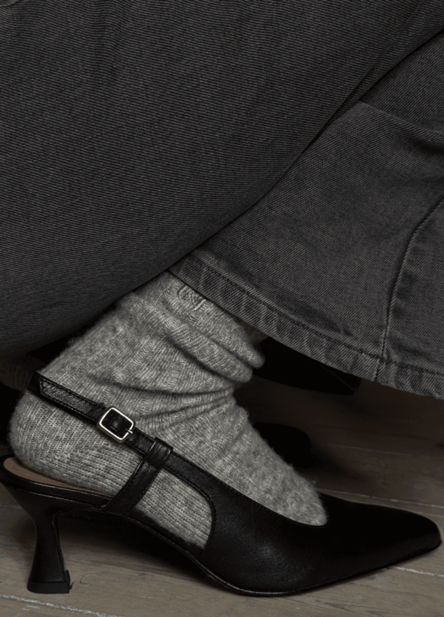 New York Slingback Heels Black/ Twist&Tango