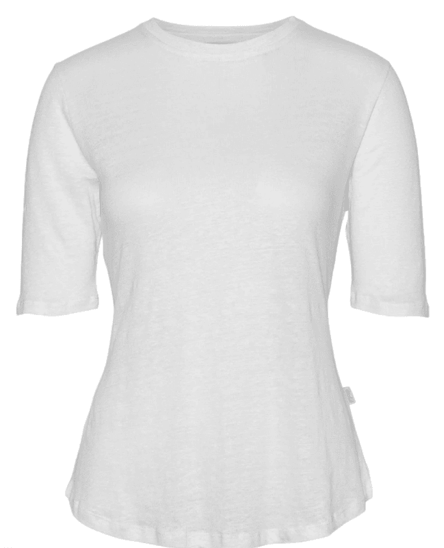 Karina linen tee white/ Ella&il