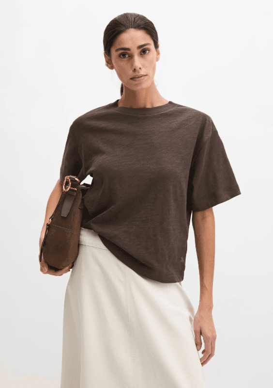 Marc O`Polo T-Shirt - Burnt Coffee