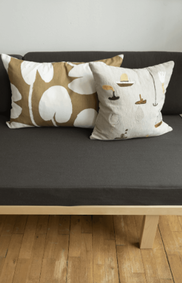 SAIL WITH ME EMBROIDERED CUSHION COVER/ Fine Little Day