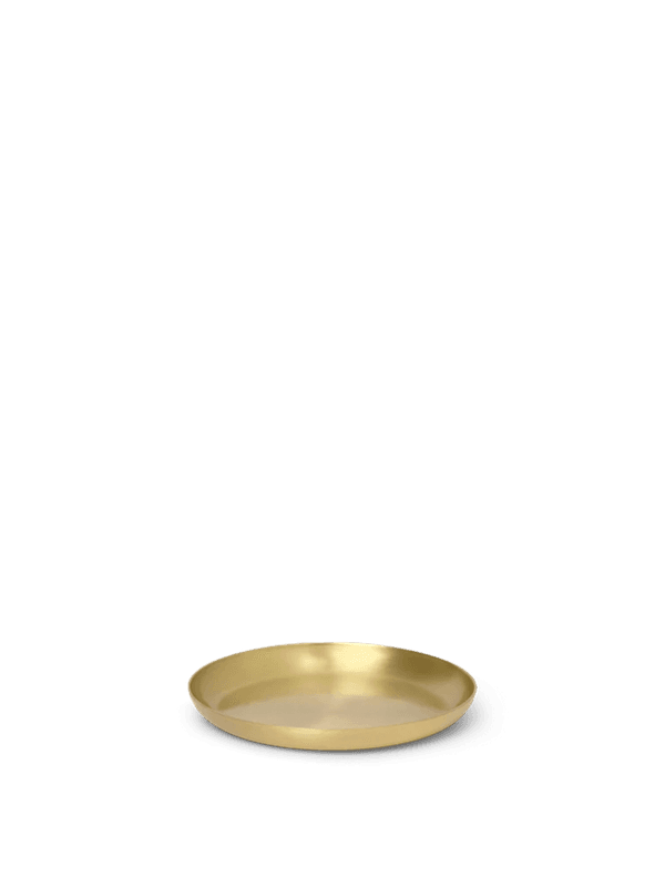 Basho Tray - Round - Brass/ Ferm Living
