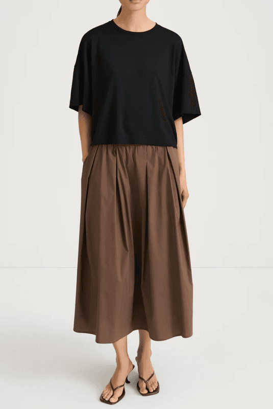 Stylein JORINA SKIRT - CACAO