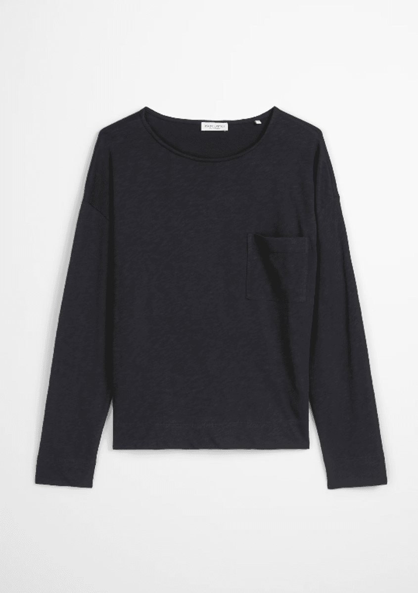 Longsleeve regular deep night blue/ Marc O'Polo