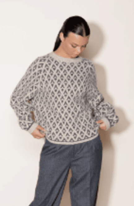 Hovedbilde Torill genser naturgrå/ Woodling