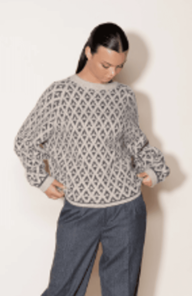 Torill genser naturgrå/ Woodling