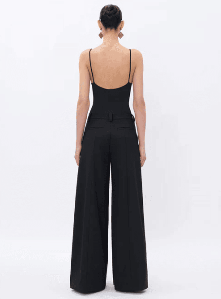 ALMA BLACK - WOOL TROUSERS