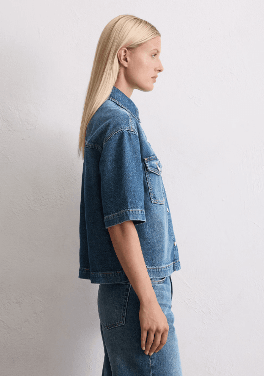 Relaxed fit denim overshirt/ Marc O'Polo