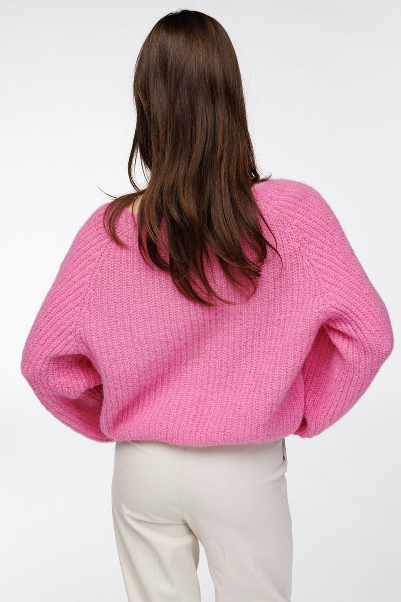 Lerke genser kort sukkerrosa/ woodling