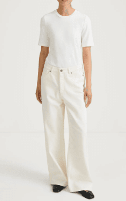 Hovedbilde Stylein KAYNE DENIM TROUSERS - ECRU