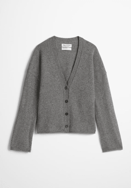 Hovedbilde Cardigan oversized warm granite melange/ Marc ...