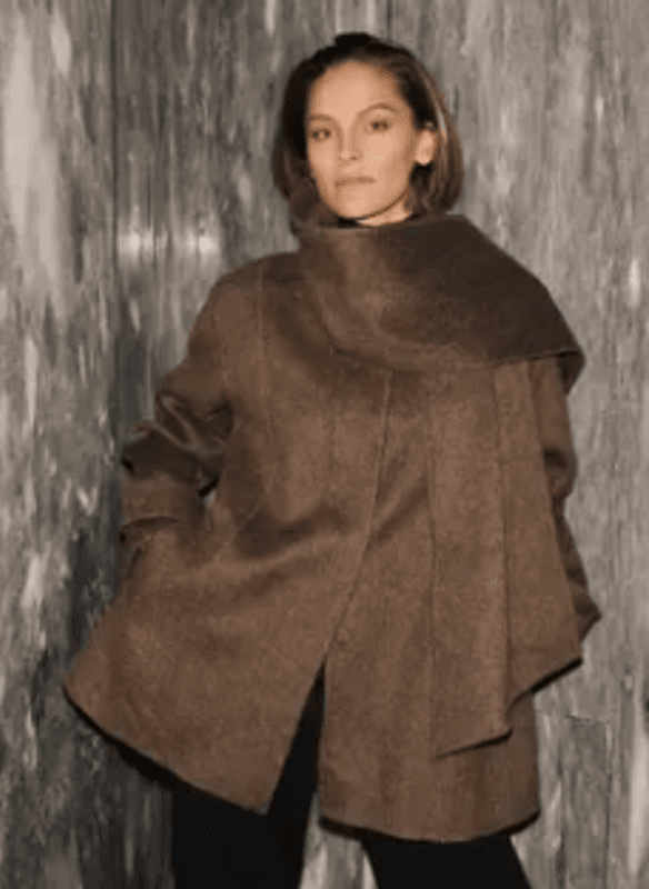 Ella&il Clara Coat - Dark brown