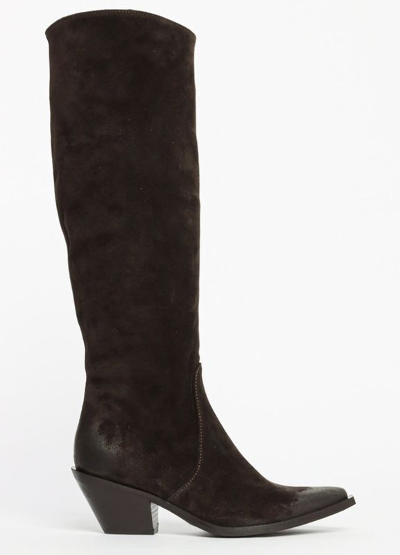Josie støvle - Mocca Brown Suede/ Bukela