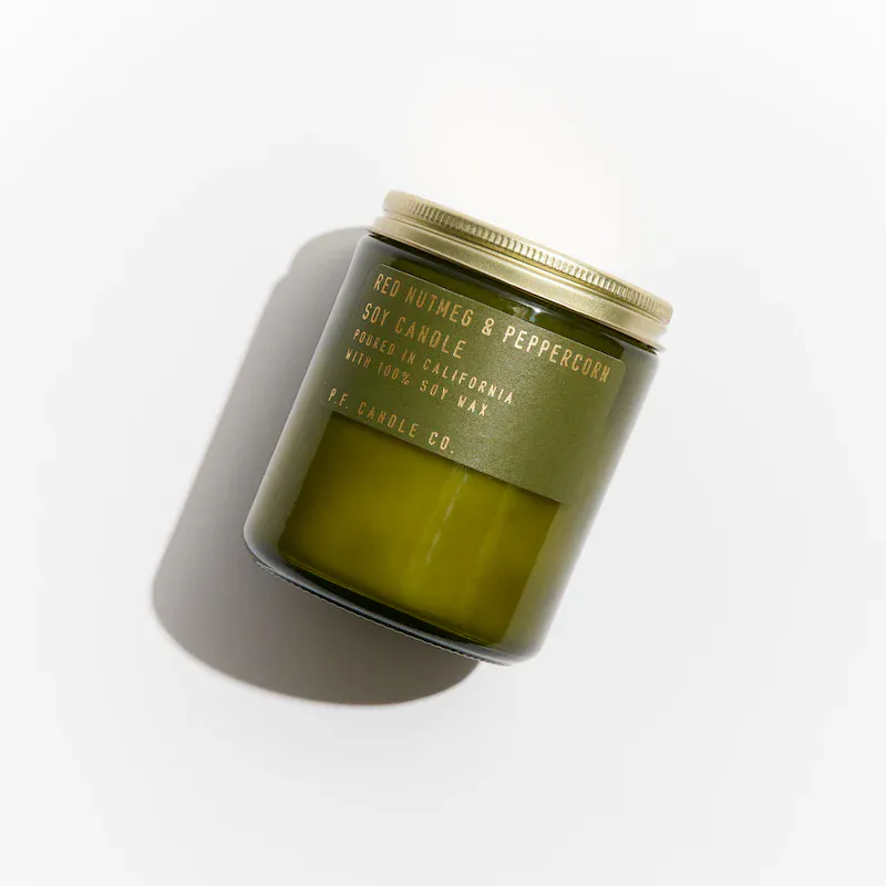 Red Nutmegg and Peppercorn. P.F. Candle