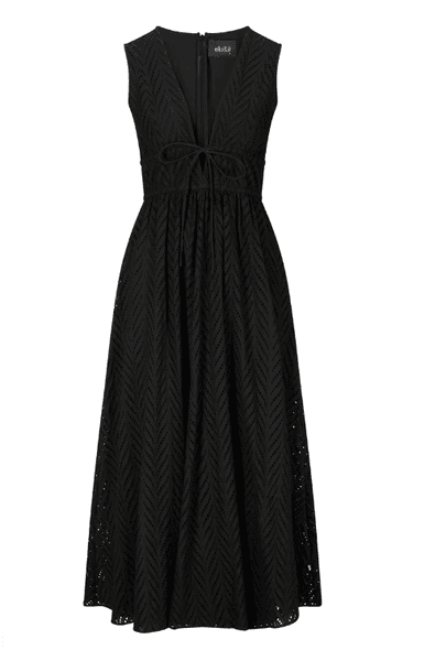 Bilde av Kathy Herringbone Dress Black/ Ella&il