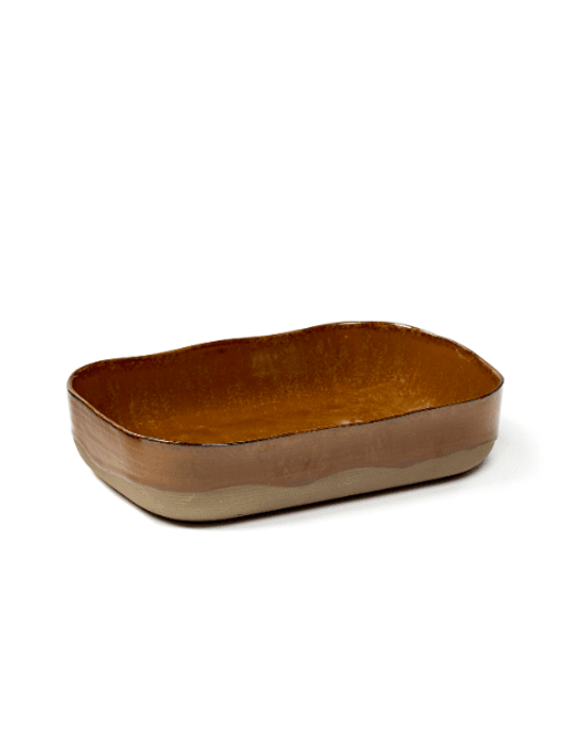 Hovedbilde Extra Deep Plate N°5 L Ocher/brown/ Serax