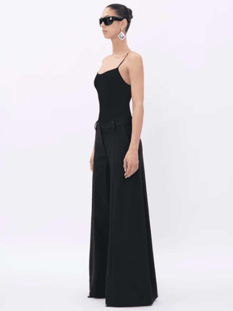 ALMA BLACK - WOOL TROUSERS