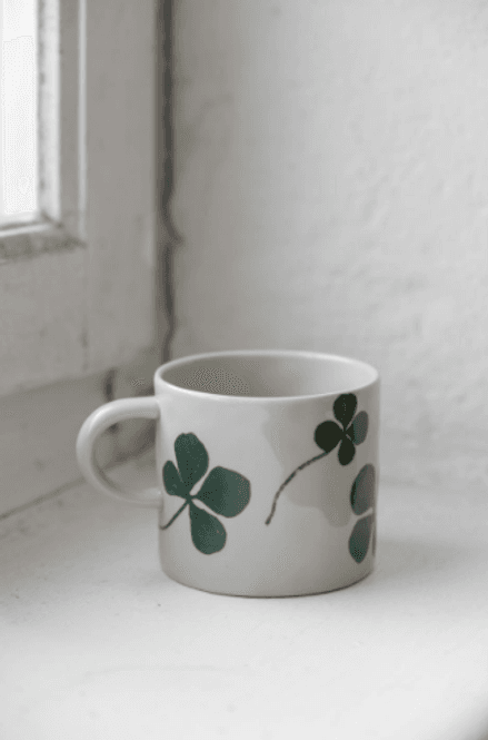 Hovedbilde CLOVER CUP WITH EAR, GREEN/ Fine Little Day