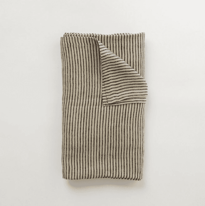 Hovedbilde Stripe linen tablecloth 150x300cm/ olsson & ...