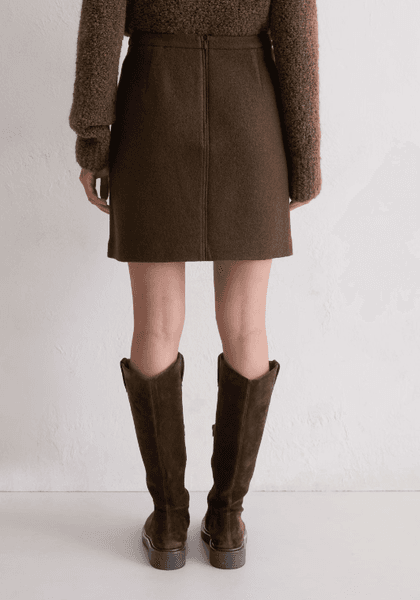 Hovedbilde Mini skirt shaded brown/ Marc O`Polo