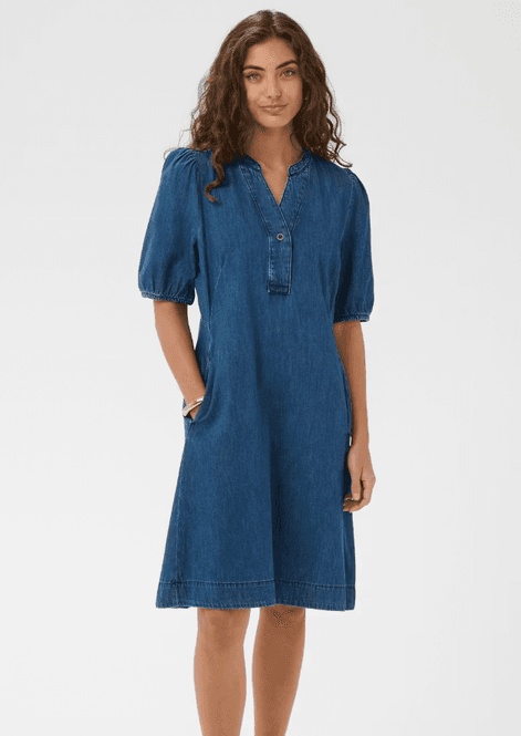 Hovedbilde Culture CUberteline Arpa SS Dress -  Dark Blue ...