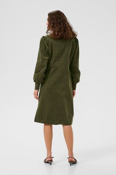 Hovedbilde CUula Rhaena short Kordfløyelkjole Burnt Olive - ...