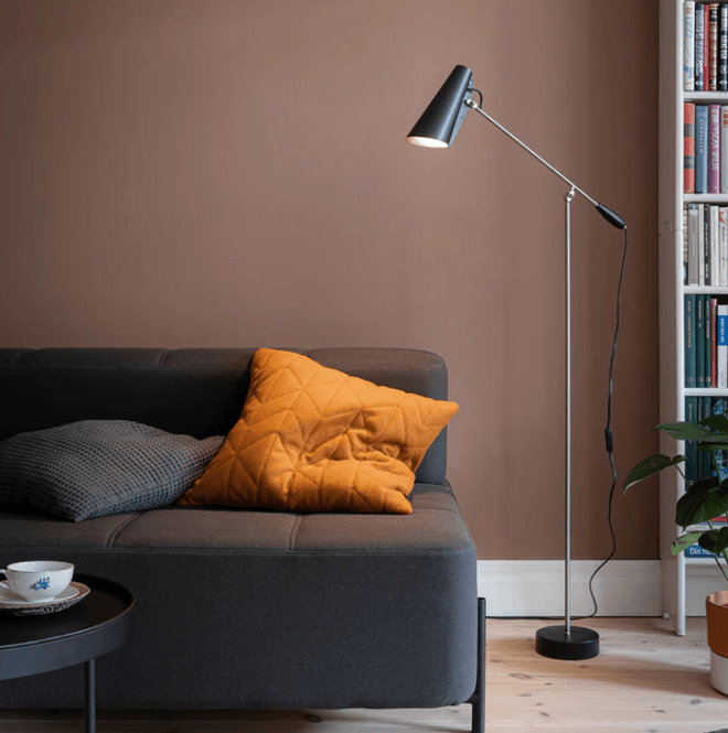 Hovedbilde Birdy floor lamp Black/Steel/ Northern
