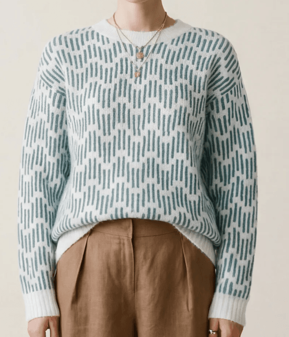 Hovedbilde Vilja genser, Denim/ Woodling