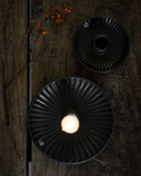 Hovedbilde Ljusstake d16 h3,5 svart/ Ernst