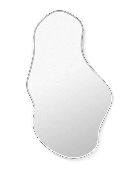 Bilde av Pond Mirror - Large - Dark Chrome/ Ferm Living