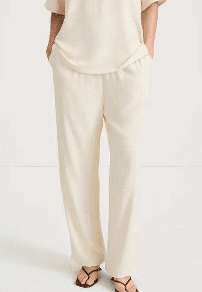 Hovedbilde MEIKE TROUSERS - CREAM/ Stylein