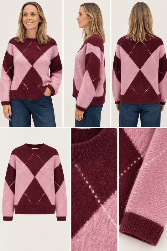 Rève Soline sweater - Windsor wine 