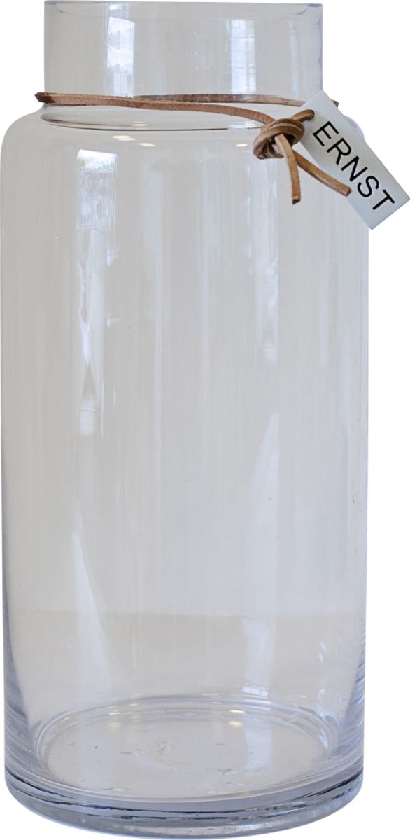 Glassvase, d11,5 h33.ERNST