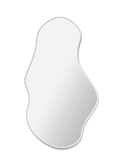 Hovedbilde Pond Mirror - Large - Brass/ Ferm Living