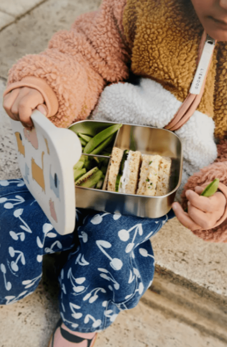 Arthur Printed Lunchbox Cats and Dogs / Sandy/ Liewood